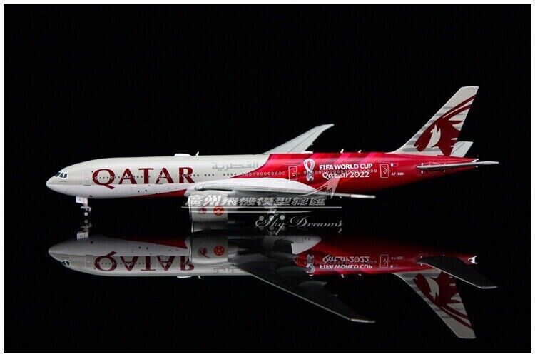 1:400 JC Wings QATAR BOEING 777-200LR Passenger Airplane Diecast Aircraft Model