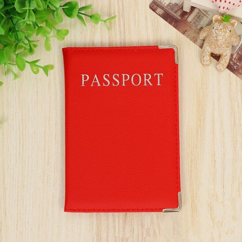 Unisex Pu Leather Passport Holder Passport Cover Worldwide Cover Passports Femme