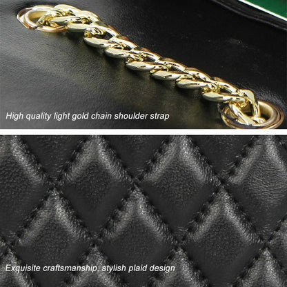 Leather Phone Bag Purse Shoulder Sheepskin Small Chain Strap Crossbody Wallet
