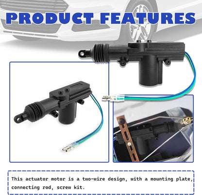 4x Universal Car Auto Heavy Duty Power Slave Door Lock Actuator Motor 2 Wire 12V