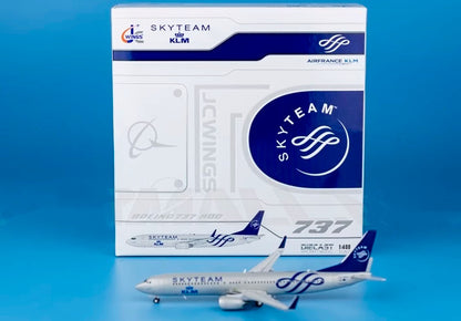 1:400 JC Wings KLM SKYTEAM BOEING 737-900 Passenger Plane Diecast Aircraft Model
