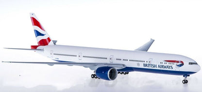1:200 37CM Hogan BRITISH AIRWAYS BOEING 777-300ER Airplane ABS Plastic Model