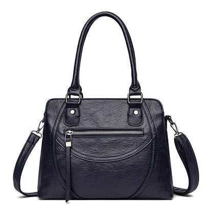 Polyester Shoulder Bag Large Capacity Retro Messenger Casual Tote Bag 31*14*24CM
