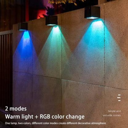 Solar Wall Lamp – Modern LED Outdoor Lighting