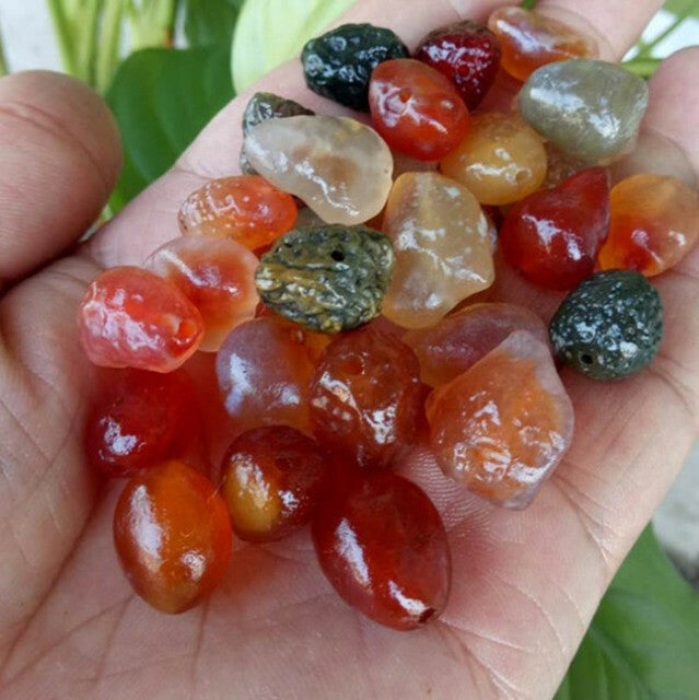 5pcs Natural Multi Colored Gobi Desert JinMai Agate - China