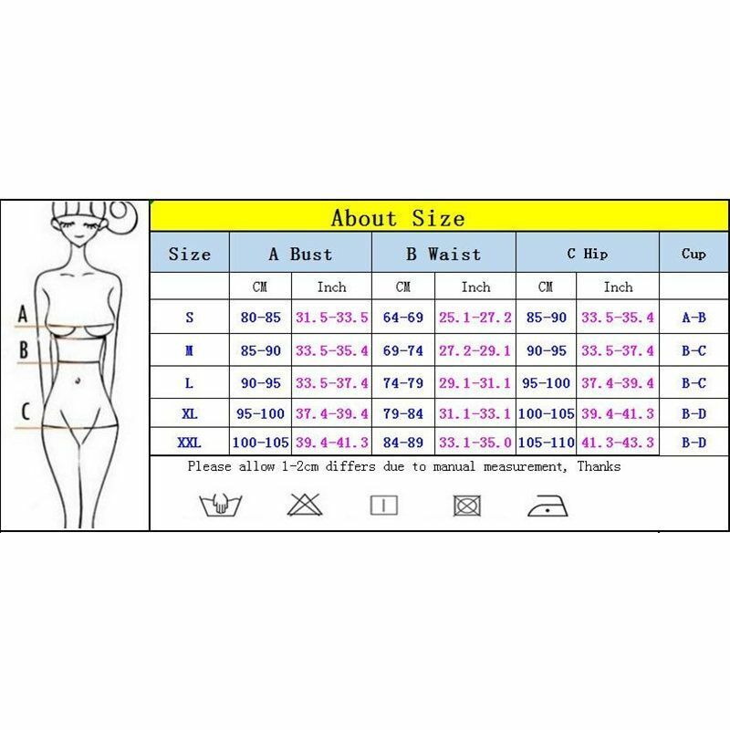 Women Swimsuit Push Up Bikini Set High Waist Swimwear Swimming Suit Bathing Suit