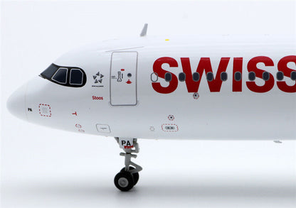 JC Wings Swiss for Airbus A321Neo HB-JPA 1:200 DIECAST plane Pre-builded Model