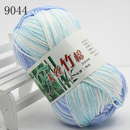 Hot Sale 50g Soft Bamboo Crochet Cotton Yarn Knitting Baby Knit Wool Yarn