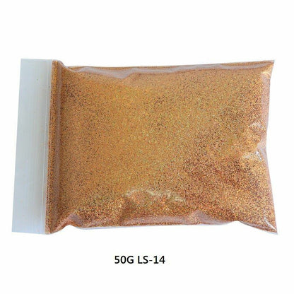 50G/Bag Holographic Glitter Nail Art Decoration Powder Pigment Laser Dust Sequin