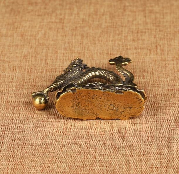 Rare Chinese old bronze handmade dragon Statues figure Hot antique decoration