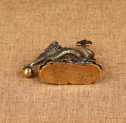 Rare Chinese old bronze handmade dragon Statues figure Hot antique decoration