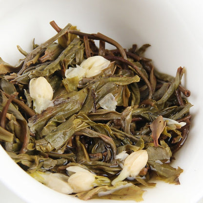 500g Pu'er Jasmine Tea Long Zhu Handmade Xiaotuo Tea Ancient Tree Tea Raw Tea