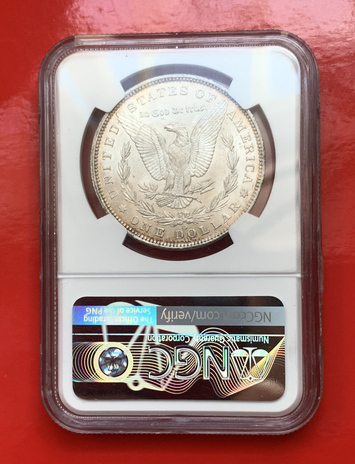 1885 O MORGAN SILVER DOLLAR NGC MS 64 Uncirculated New Orleans Silver GEM美国摩根银元