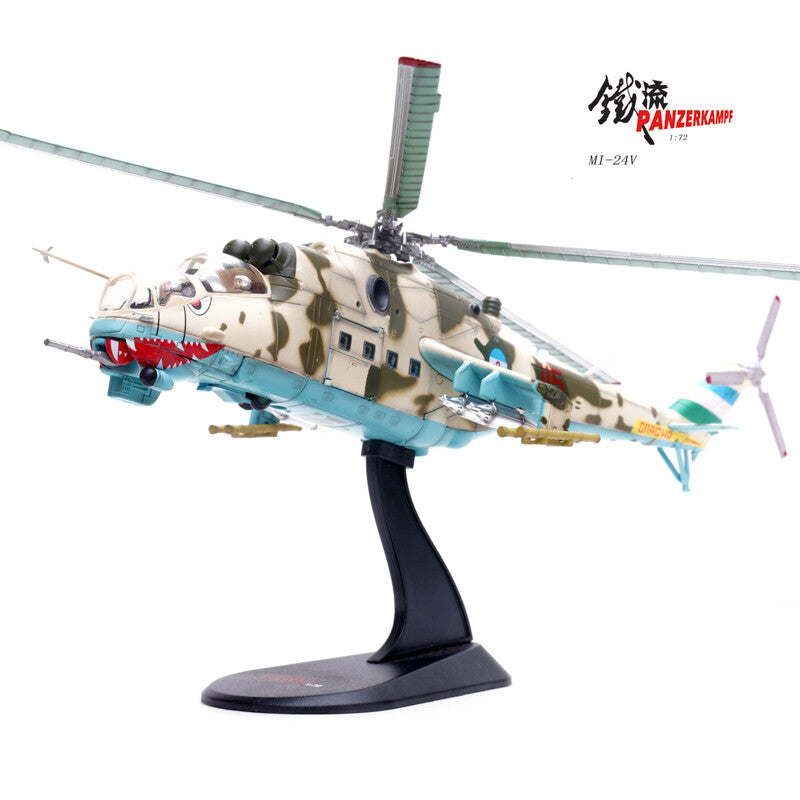1:72 Panzerkampf MI-24V Azerbaijan Baku Helicopter Diecast Military Plane Model