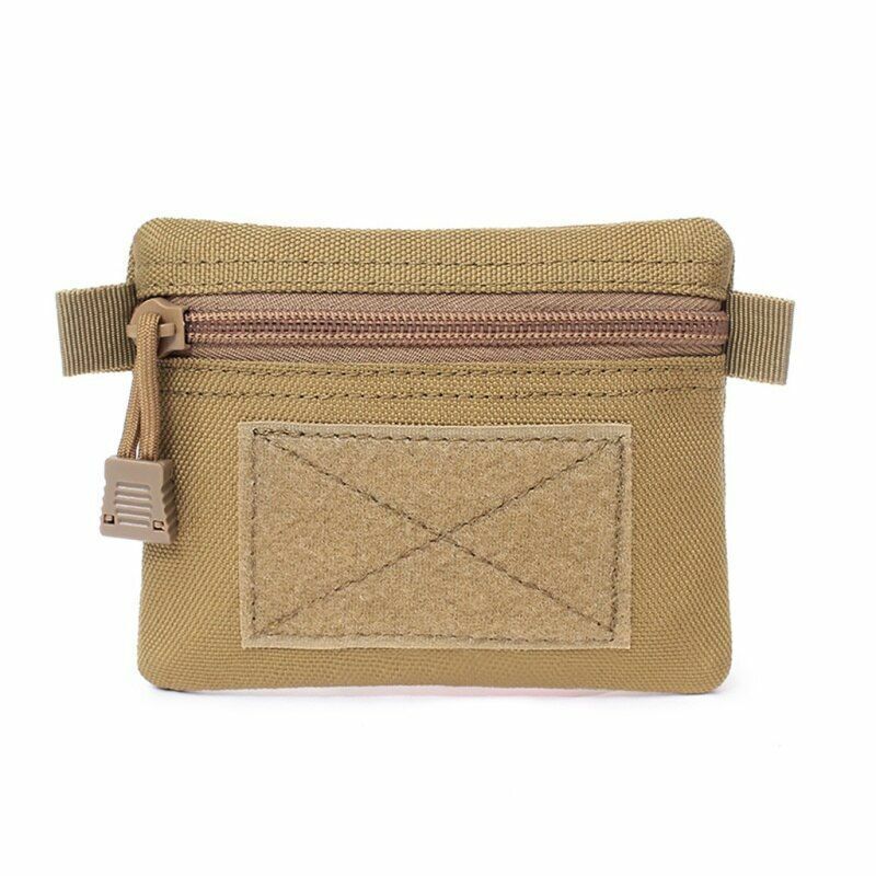Outdoor Bag Multifunction Key Card Case Coin Purse Outdoor Tactical Zipper Nylon