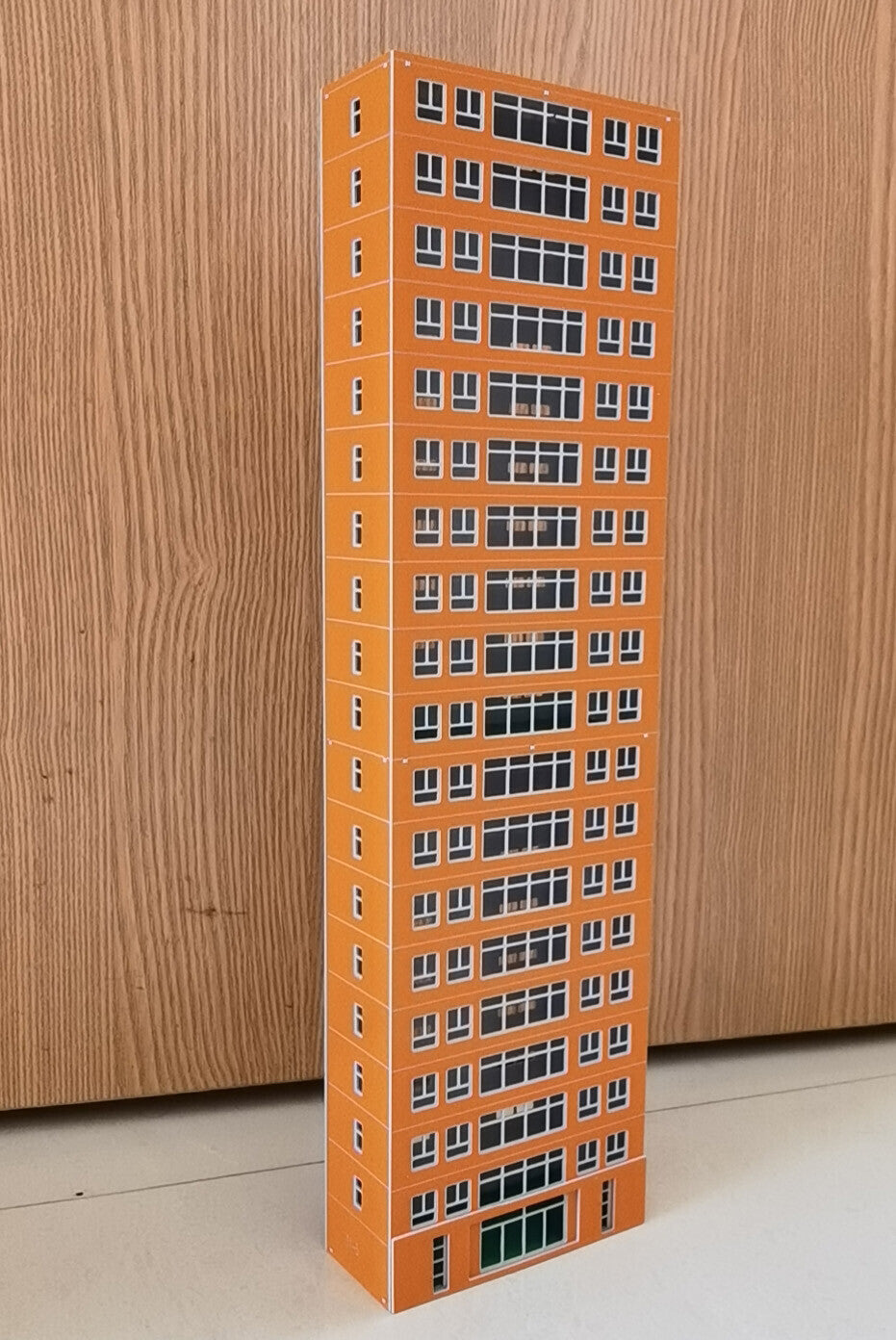 1/160 N Scale Buildings Railway Modern Tall Residential 19th Floor House DIY Kit
