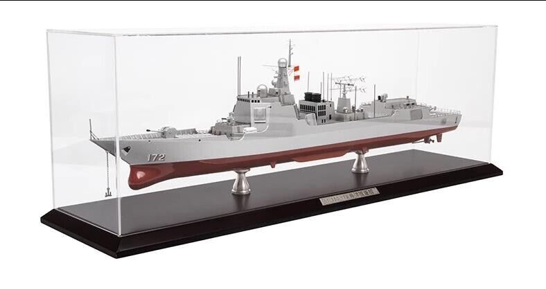 1:350 51CM Guided Missile Destroyer 052D 172 Battle Ship Diecast Warship Model