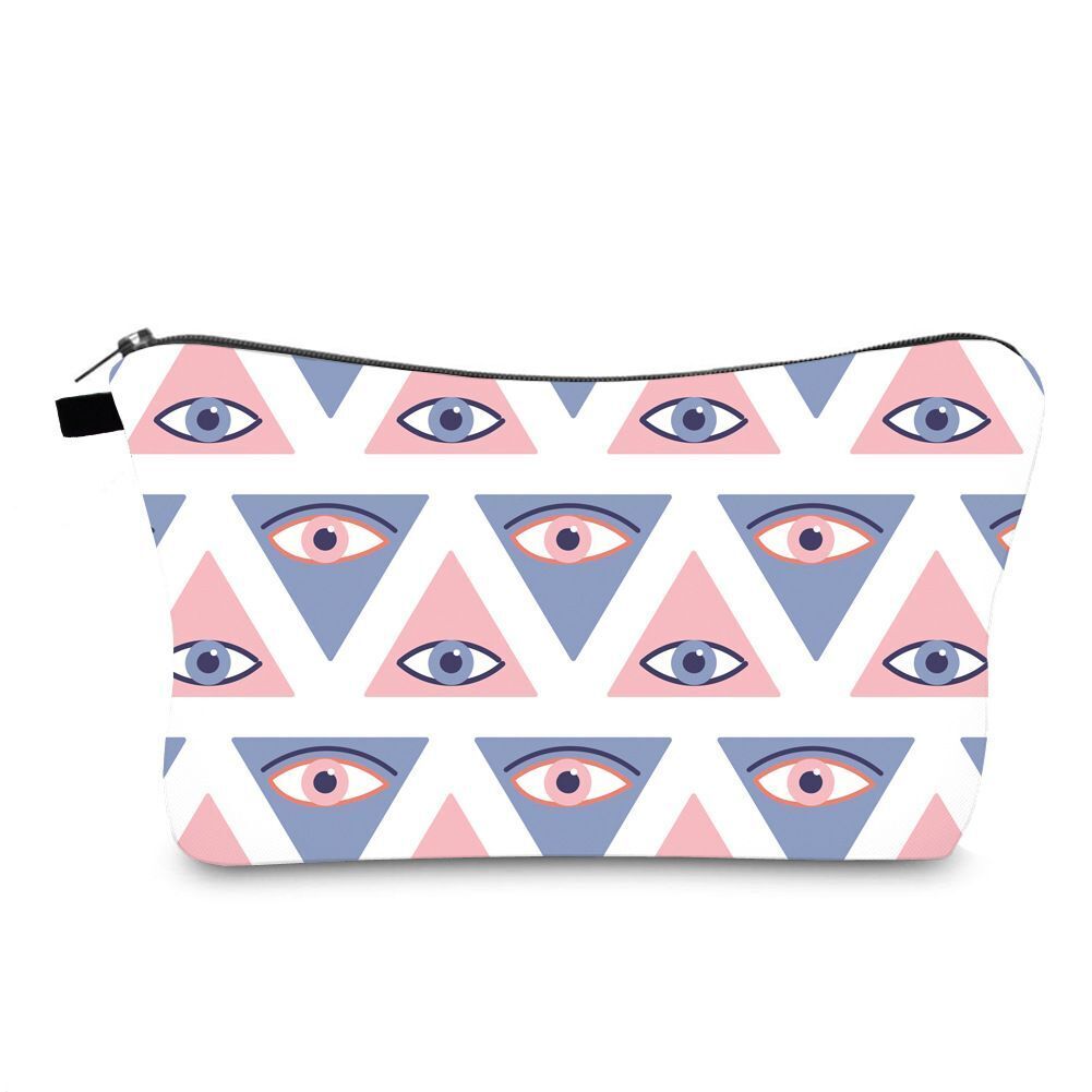 Cosmetic Bag Printed Traveling Storage Bags Clutch Washing Bag Makeup Organizer