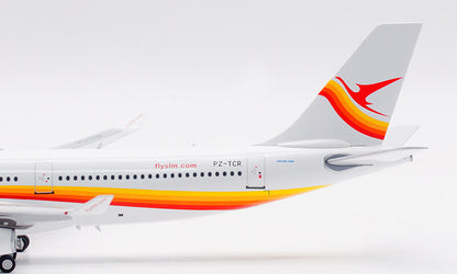 1:200 32CM InFlight SURINAM AIRWAYS AIRBUS A340-300 Airplane Diecast Plane Model