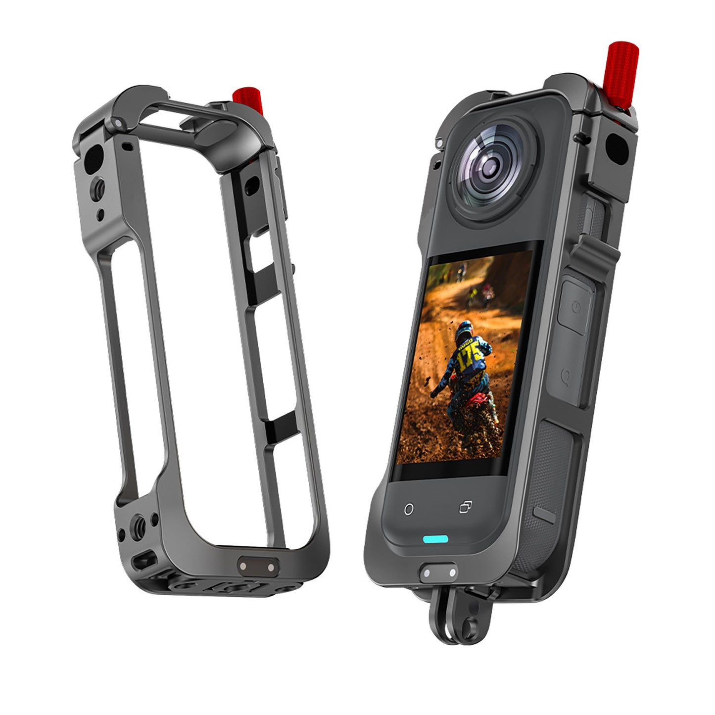 Protective Frame Case With Lens Cover Kit For Insta360 X5 Camera Accessories