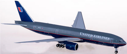1:200 32CM JC WINGS UNITED AIRLINES BOEING 777-200ER Airplane Diecast Model