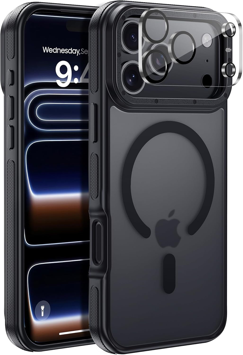 For Iphone 17 Pro Max Case with Camera Lens Protector [10Ft Military-Grade Prote