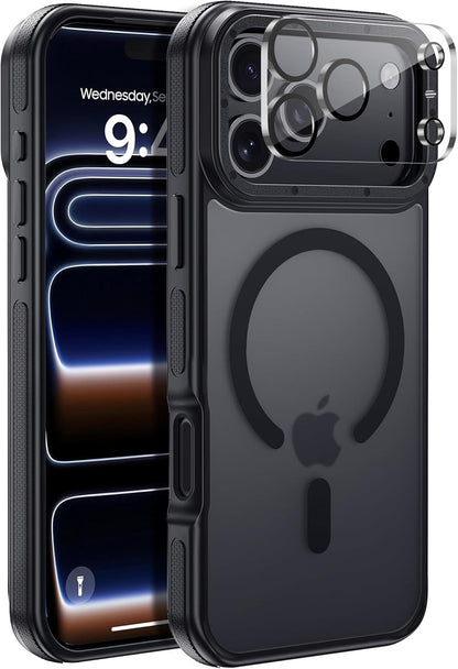 For Iphone 17 Pro Max Case with Camera Lens Protector [10Ft Military-Grade Prote