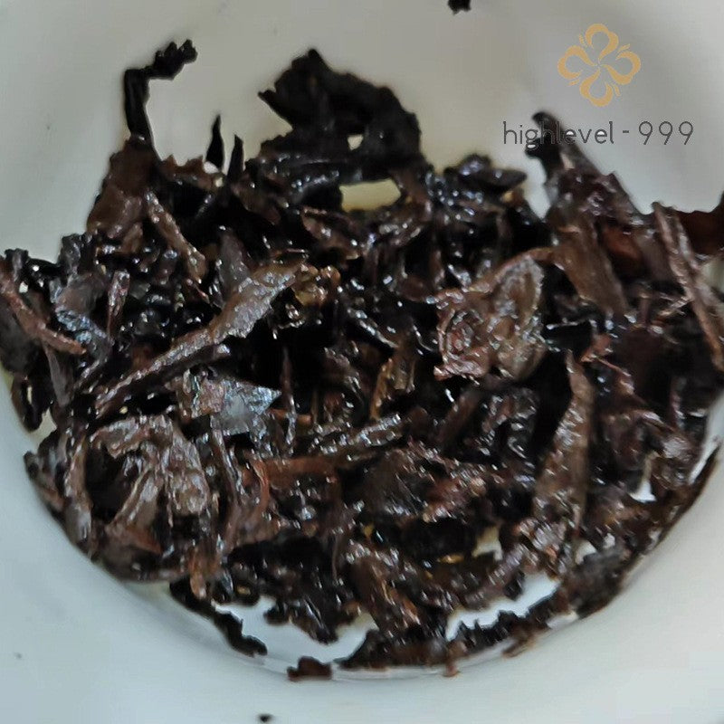 357g Ripe Pu'er Tea Cake 2009 Yunnan Yi Wu Gao Shan Yuan Tea Cake