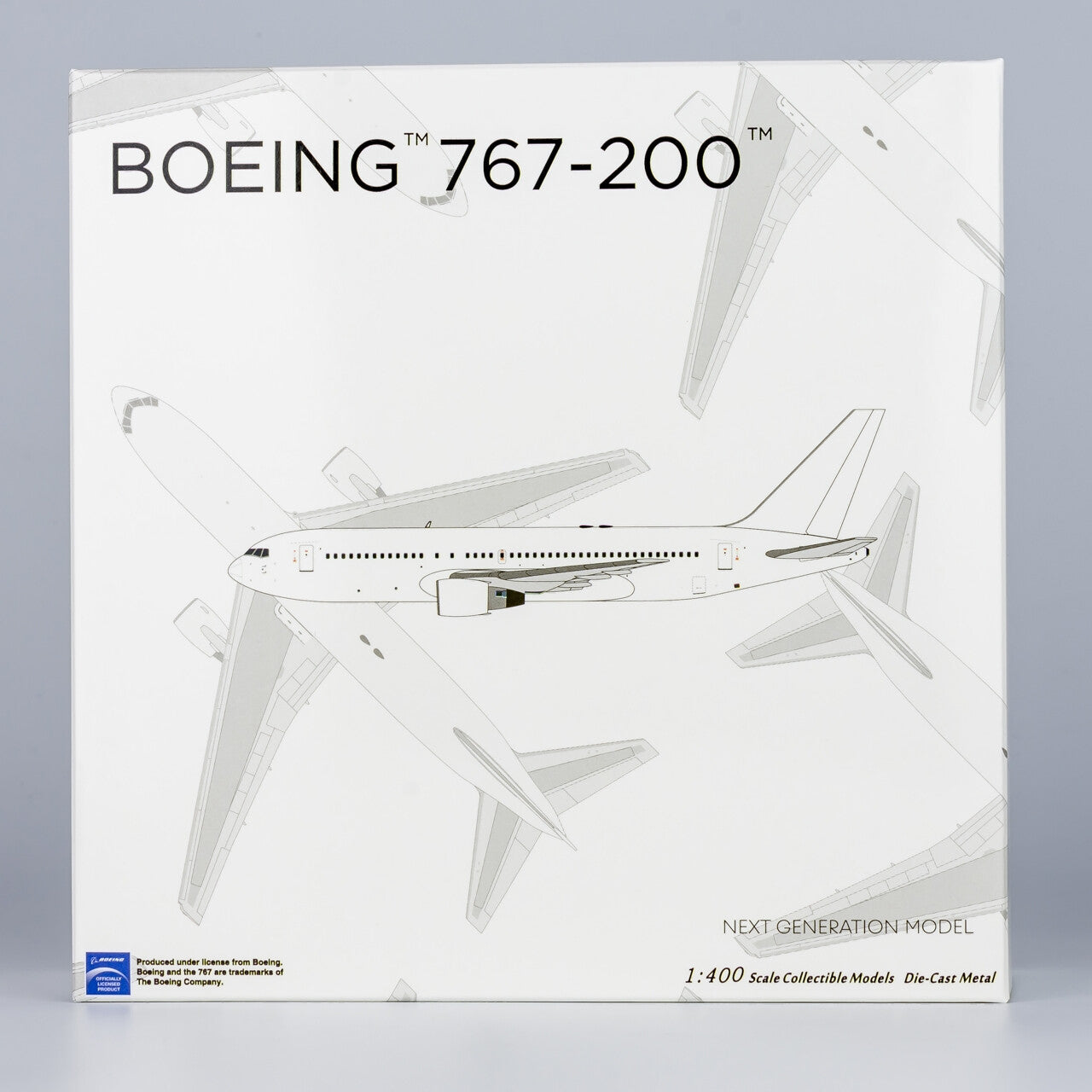 1:400 NG Model Blank BOEING 767-200 Passenger Airplane Diecast Aircraft Model