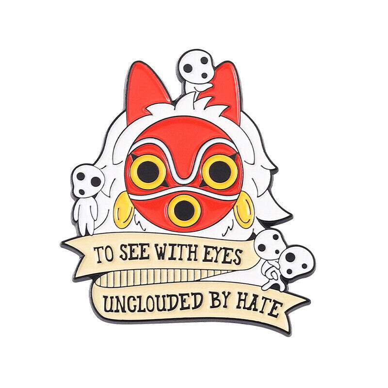 Movies Anime Peripheral Enamel Brooch Lapel Pin Creative Badge Collar Bag Decor