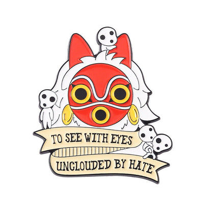Movies Anime Peripheral Enamel Brooch Lapel Pin Creative Badge Collar Bag Decor
