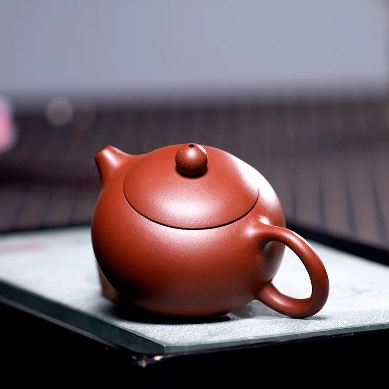 200ml Traditional Xishi Pot Chinese Handheld Kettle Kung Fu Zisha Tea Set