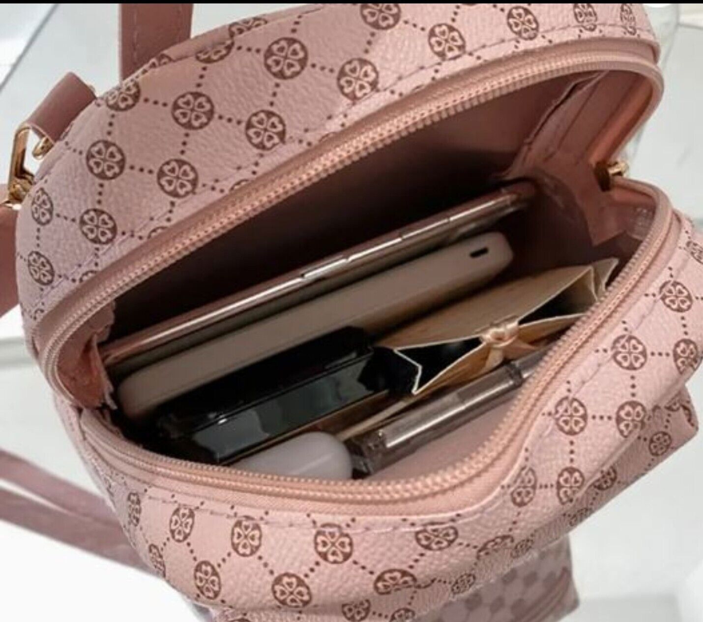 New Sexy Girls Tan Designer Backpack Tote Handbag Purse or Computer Bag-