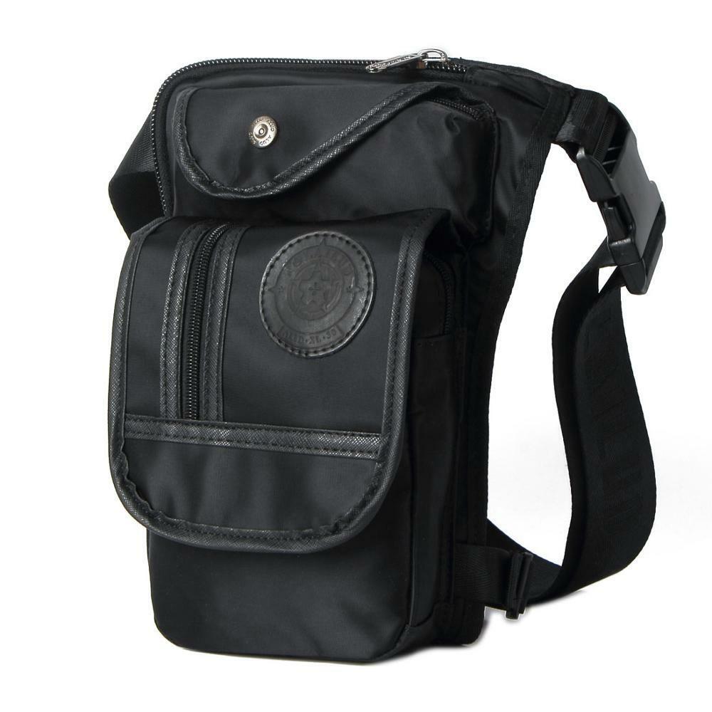 Canvas/Nylon Waist Pack Crossbody Shoulder Belt Bag Male Hip Purse Thigh Bags