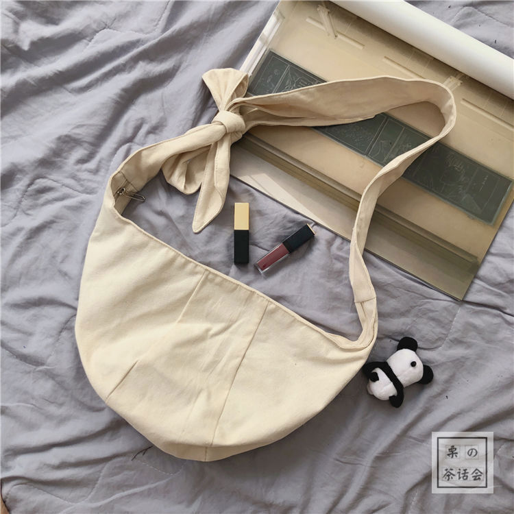 Shoulder Bags Women Tie Cross-body Shopping Handbag Female Underarm Bag