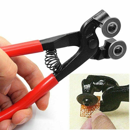 1Pc Glass Cutter Pliers Ceramic Mosaic Nippers Round Nose Cut Cutting Wheel Tool