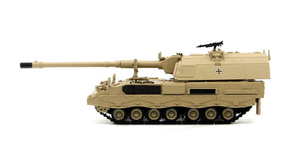 1/72 German PZH2000 self-propelled artillery howitzer chariot model desert