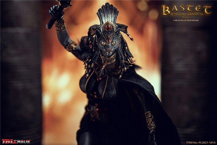 1/6 Scale TBLeague Bastet The Cat Goddess-Black Action Figure Soldier