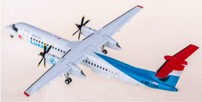 1:200 JC Wings Luxair Bombardier Dash 8 Q400 Airplane Diecast Aircraft Model