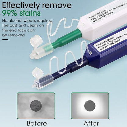 SC/FC/ST 2.5mm Fiber Optic Cleaning Pen LC/MU 1.25mm Cleaning Fiber Cleaner Tool