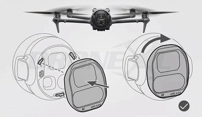 DJI Mavic 4 Pro Electronic ND Filter eND 4-64 Automatically Switch By RC