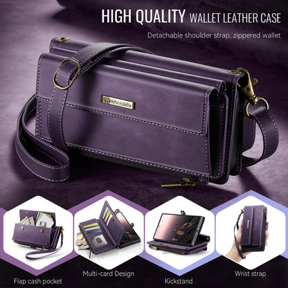 For Samsung Galaxy S25 Ultra Plus Wallet Case, Card Holder Kickstand Flip Cover