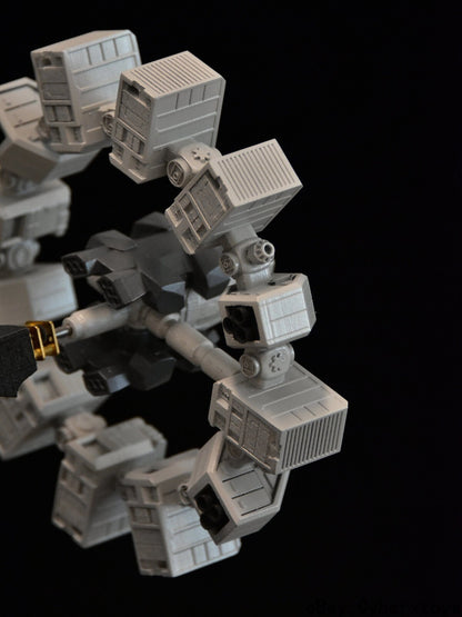 Interstellar Spacecraft Model - Eternal Space Station, Rotatable & Artistic Toy