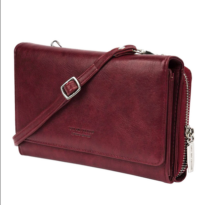 Celela Women Multifunctional Cell Phone Card Holder Clutch Crossbody Wallet Bag