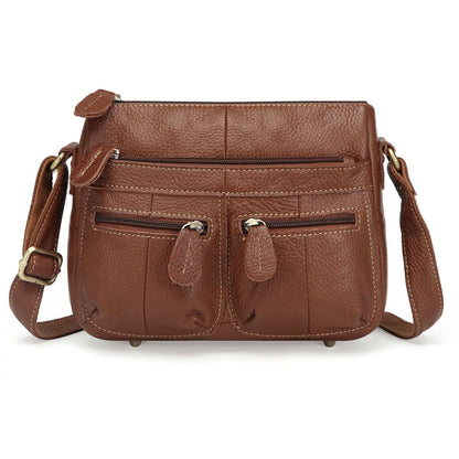 25*18*7 CM Leather Women Messenger Bags Small Shoulder Bag Vintage Crossbody 1PC