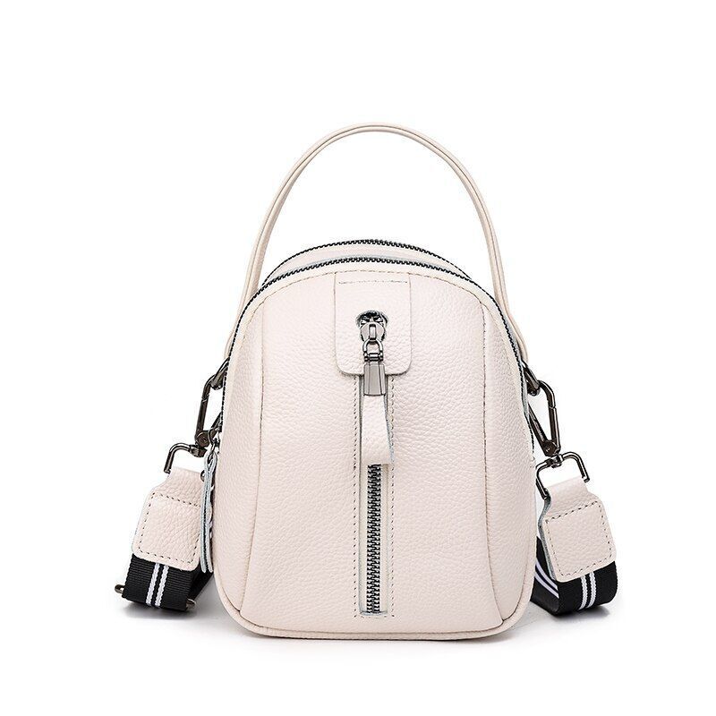 Genuine Leather Handbag High Quality Cowhide Shoulder Messenger Small Totes Bags
