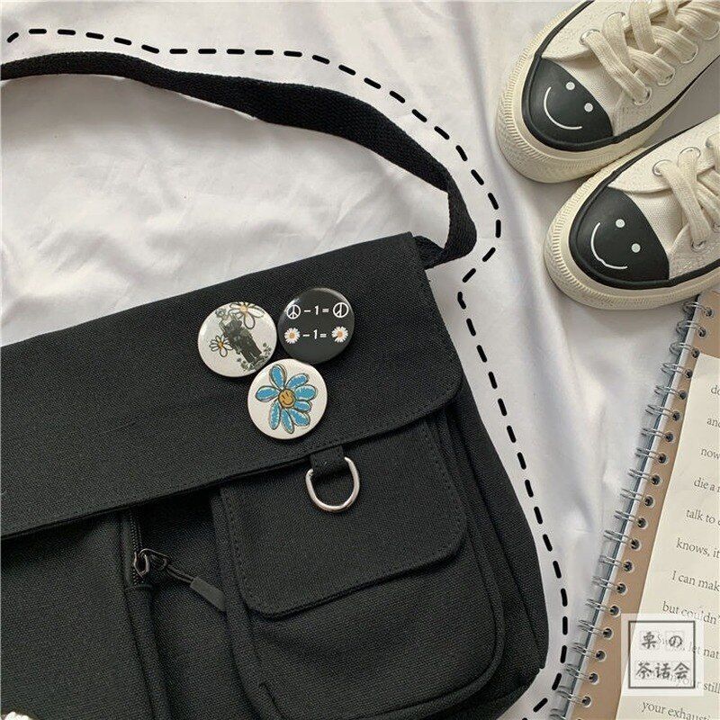 Student Messenger Large Shoulder Bag Multifunctional School Outdoor Traveling