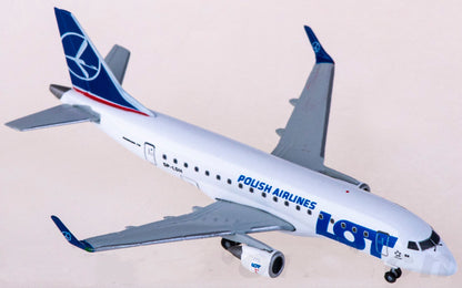 1:500 Herpa LOT Embraer ERJ-170 Passenger Airplane Diecast Plane Aircraft Model