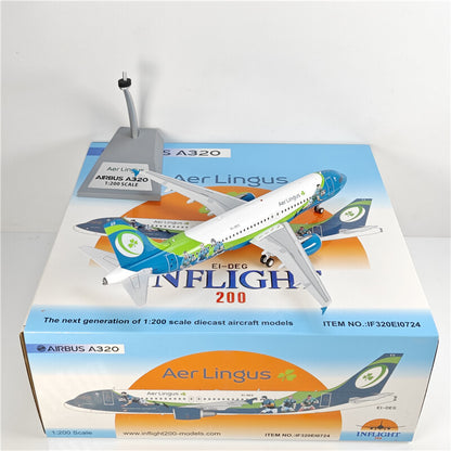 1:200 Inflight Indian AIRBUS A320 Passenger Airplane Diecast Aircraft Model