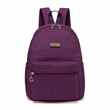 Small Backpack Women Nylon Lightweight Daypack Purse Traveling Hiking 24*30*10CM